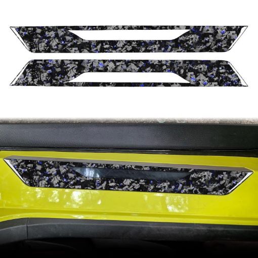 Chevrolet Corvette C8 2020 Carbon Fiber Threshold Sticker Set - 1