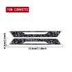 Chevrolet Corvette C8 2020 Carbon Fiber Threshold Sticker Set - 2