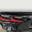 Forged Gold Foil Carbon Fiber Taillight Stickers for Corvette C8 - 4