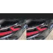 Forged Gold Foil Carbon Fiber Taillight Stickers for Corvette C8 - 5