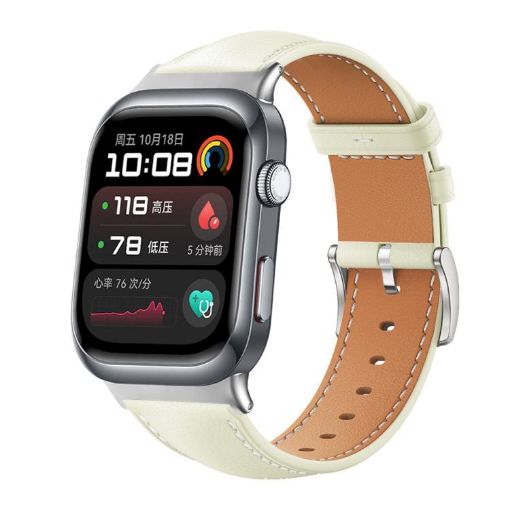 Huawei Watch D2 22mm Black Shark Leather Band (Creamy White) - 1
