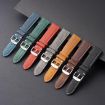 Suunto 9/9 Baro/D5/Core/7 24mm Retro Leather Watch Band Dark Brown - 5