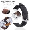 Suunto 9/9 Baro/D5/Core/7 24mm Retro Leather Watch Band Dark Brown - 6