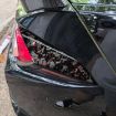 4pcs Forged Gold Foil Carbon Fiber Taillight Stickers for Corvette C8 - 3