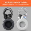 2pcs Self-adhesive Ice Silk Earpads for SteelSeries Siberia V1-V3 - 4