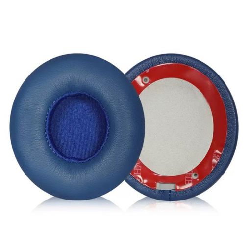 Lambskin Replacement Earpads for Beats Solo3/Solo2 Wireless Blue - 1