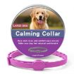 Large Dog Calming Deworming Collar - Fleas & Ticks Removal, Purple - 1