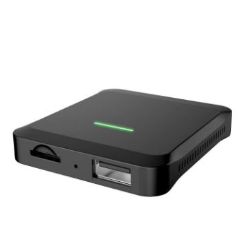 A113 Android 13 Wired to Wireless CarPlay Smart Box (Black) - 1