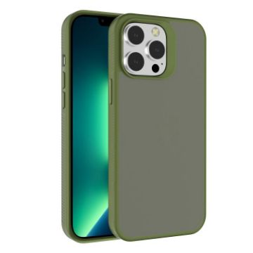 Kalebol Deep Green Frosted Hybrid Phone Case for iPhone 13 Pro - 1