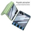 GKK Magnetic Full Coverage Case for Samsung Galaxy Z Flip7 5G (Orange) - 4