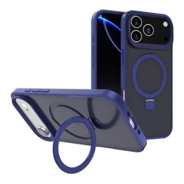 iPhone 17 Pro Max Kalebol Frosted MagSafe Royal Blue Case - 1