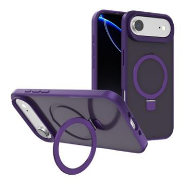 iPhone 17 Air Kalebol Frosted Dark Purple MagSafe Case - 1