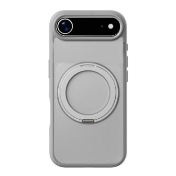 iPhone 17 Air Kalebol Frosted MagSafe Acrylic Hybrid Case (Grey) - 1