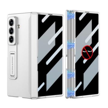 Samsung Galaxy Z Fold7 5G Magnetic Privacy Case (Silver) - 1