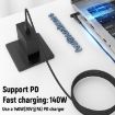 1.8m 140W Type-C to DC Charging Cable DC4.5x3.0mm for HP Laptop - 4