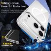 iPhone 13 Pro Max Green MagSafe Shockproof Clear Case - 4