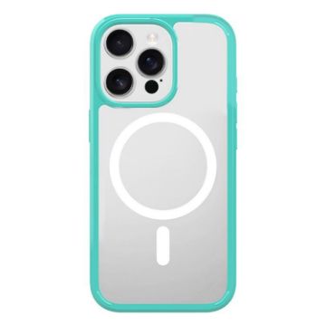 iPhone 13 Pro Kalebol Clear MagSafe Shockproof Case (Green) - 1