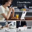 iPhone 13 Pro Max Clear Acrylic TPU Case, Black Kalebol Holder - 5