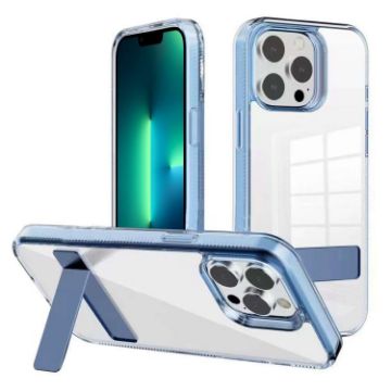 iPhone 13 Pro Max Blue Kalebol Clear Acrylic TPU Case - 1