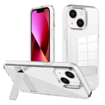 iPhone 13 Clear Acrylic TPU Kalebol Holder Case (Transparent) - 1