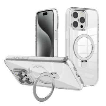 iPhone 15 Pro Max Kalebol Clear MagSafe TPU Case (Transparent) - 1