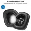 Alienware AW988 Protein Leather Snap-on Earphone Covers (Black) - 3