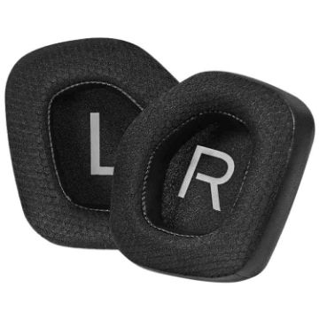 Alienware AW988 Earphone Covers: Protein Leather + Net (Black) - 1