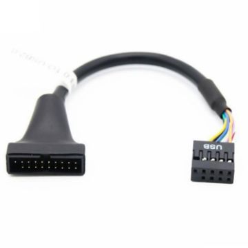 USB3.0 Adapter Cable 2pcs (20 Pin Male to 9 Pin Female) - 1