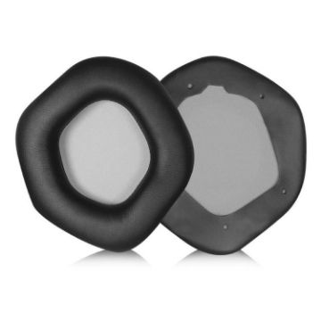 Snap-on Replacement Earpads for ASUS ROG Strix 7.1 (Black Grey) - 1