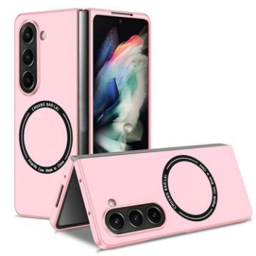 Samsung Galaxy Z Fold7 MagSafe Shockproof Frosted PC Case - Pink - 1