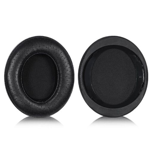 2 Pack Black Lambskin Earphone Earpads for Philips SHP9500 - 1