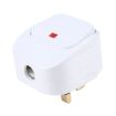 13A UK Wall Plug Adapter with On/Off Switch & Fuse - 1
