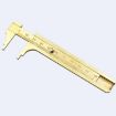 Mini Portable 100mm Brass Vernier Caliper for Jewelry Measuring - 2