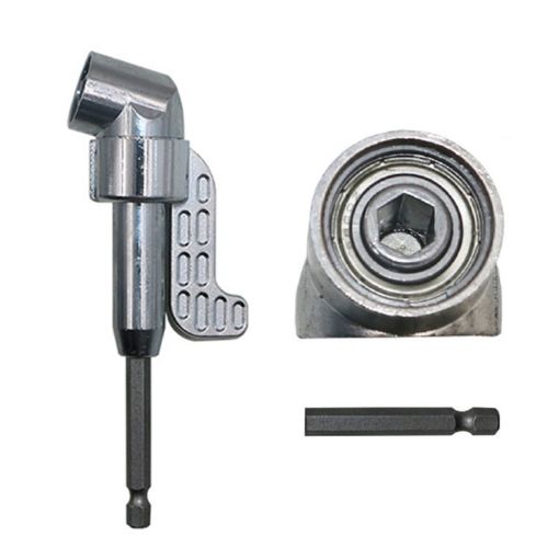 Right Angle Drill Bit Extension 7mm Hex Magnetic Adaptor (Long Type) - 1