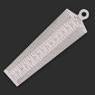 Wedge Feeler Gap Taper Gauge 30-45mm Stainless Steel Ruler Tool - 1