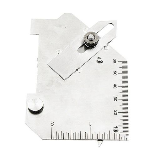 MG-8 Stainless Steel Fillet Weld Gauge Multi-function Ruler - 1