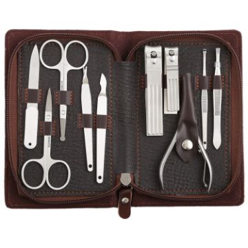 10-in-1 Stainless Steel Professional Manicure Nail Clippers Set - 1