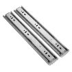 16" Mute Stainless Steel Sliding Drawer Slides, 3-Section, 40cm - 2