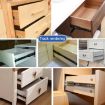16" Mute Stainless Steel Sliding Drawer Slides, 3-Section, 40cm - 6