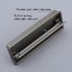 Grey Concealed Recessed Drawer Handle, 160mm Hole Distance - 4
