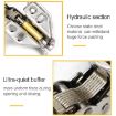 2 PCS Stainless Steel Hydraulic Buffer Hinge, 781 Straight Arm - 5