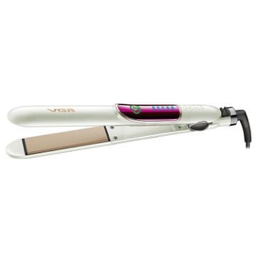 VGR V-509 35W Hair Straightening Curling Iron, 5 Gears, EU Plug, White - 1