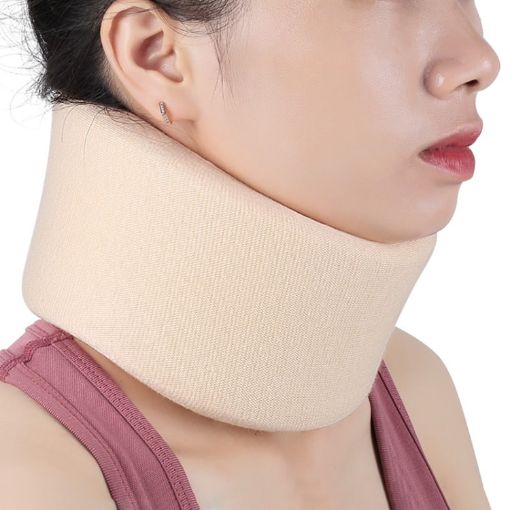 003 Adjustable Neck Brace Sponge Collar, Size S, Flesh Color - 1