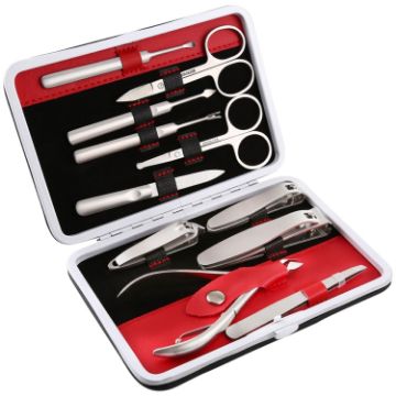 11-in-1 Classic Nail Care Kit: Clippers, Pedicure & Manicure Tools - 1