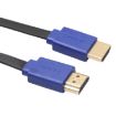 1.8m HDMI 1.4 Gold Plated Retractable Flat Cable (Black) - 3