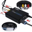 HDMI to AV S-Video Converter Adapter, RCA CVBS/L/R, US Plug - 4