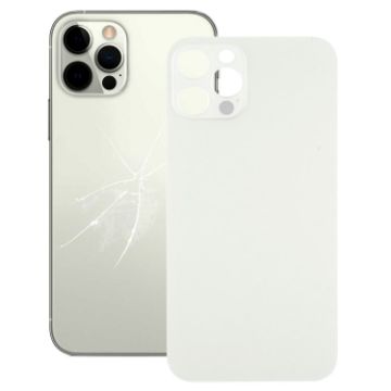 iPhone 12 Pro White Back Battery Cover with Big Camera Hole - 1