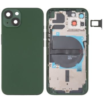 iPhone 13 Green Battery Cover with Keys, Tray, Flex & Charging Module - 1