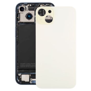 iPhone 15 Plus Yellow Glass Battery Back Cover - 1