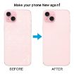 iPhone 15 Pink Glass Back Cover with Big Camera Hole Replacement - 6